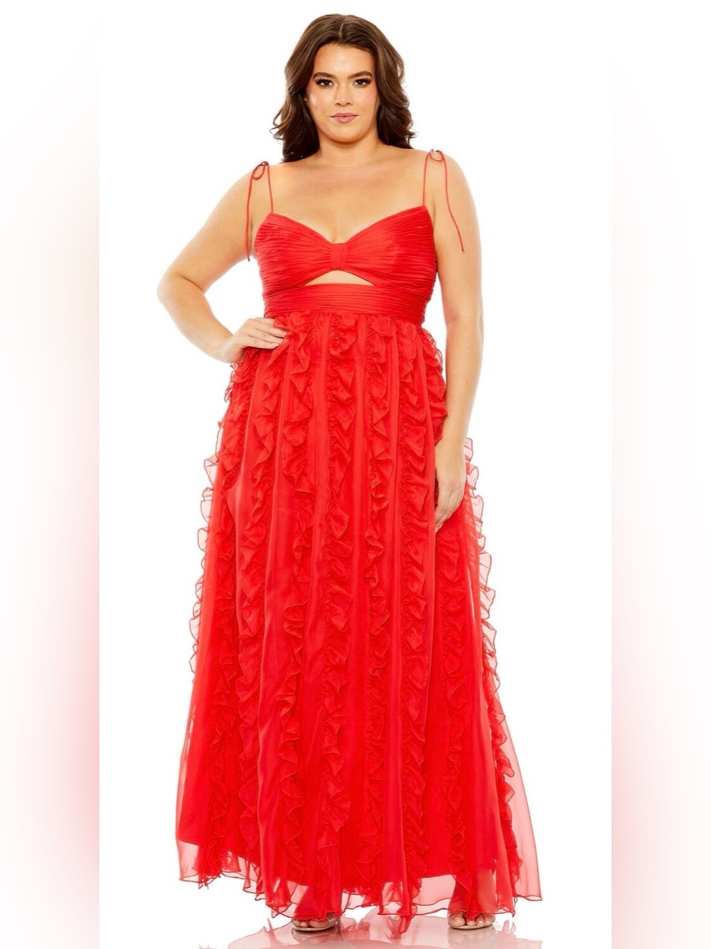 Mac Duggal 68543 NWT Ruffle Formal Dress